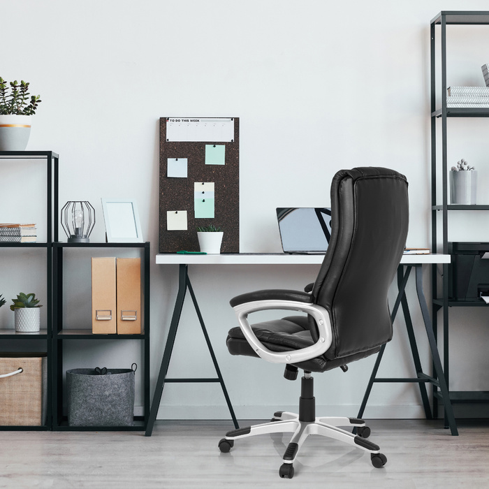 Крісло для керівника RELAX CL150 зі штучної шкіри чорний