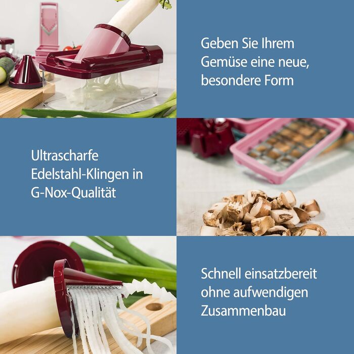 Набір для нарізки овочів Genius Nicer Dicer Fusion Smart Julietti, м'ятно-зелений, 16 частин. Подрібнювач, тертка, спіралізатор, шинкувальник, кубик-нарізач. Відомий з телебачення. Новинка!