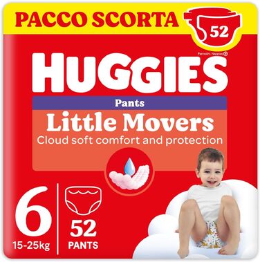 Підгузки-трусики Huggies Ultra Comfort, розмір 6 (15-25 кг), 52 шт.