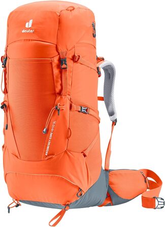 Жіночий трекінговий рюкзак Deuter Aircontact Core 45+10 л, паприка-графіт