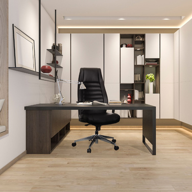 Офісне крісло / крісло керівника VITORO імітація шкіри чорний hjh OFFICE