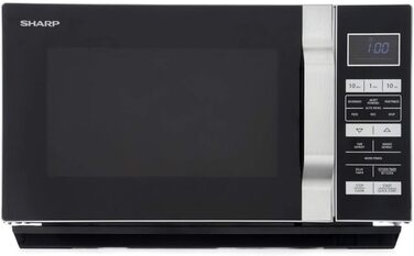 Мікрохвильова піч SHARP 23 л, 900 Вт, срібляста
