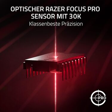 Бездротова ігрова миша Razer Viper V3 HyperSpeed, сенсор Focus Pro 30K DPI, перемикачі 2-го покоління, частота опитування 4000Гц, чорна
