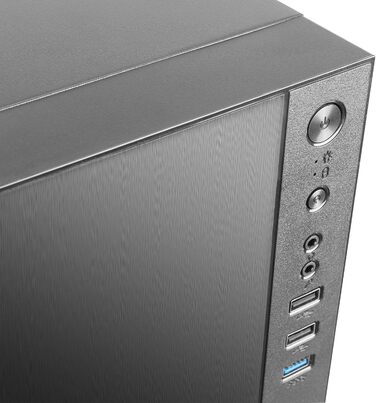 Корпус для ПК Tacens Anima ACX500 Micro ATX з блоком живлення 500Вт, 12 см вентилятор, USB 3.0, чорний, компактний