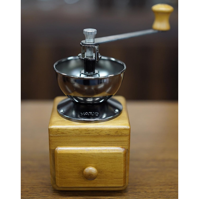 Кавомолка Hario MM-2, Коричнева - ручна кавомолка для дому