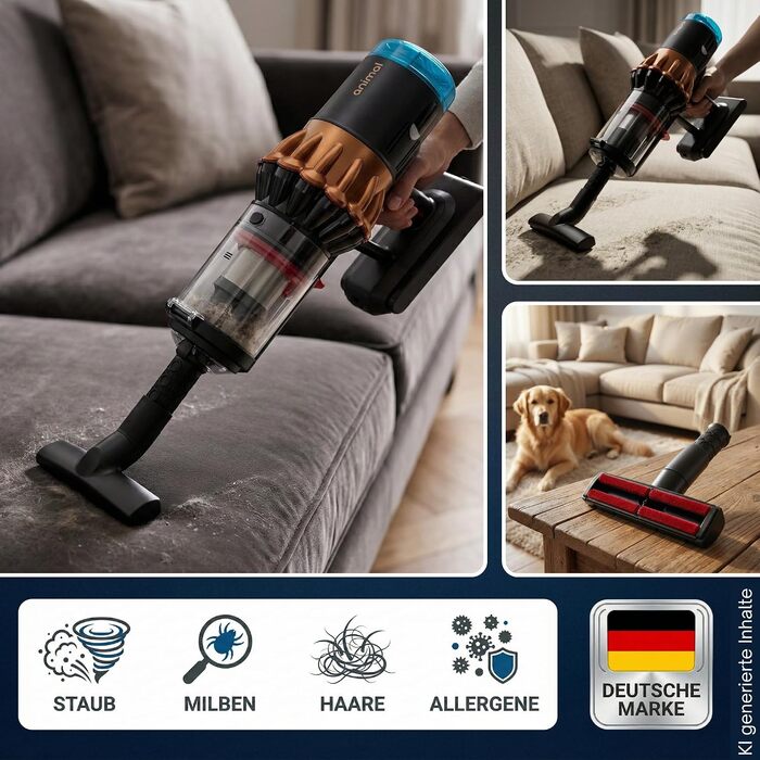 Насадка для видалення шерсті тварин Tierhaardüse для пилососа Dyson V16 Premium, Polsterdüse для м'яких меблів