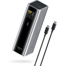 Power Bank CUKTECH 15 Ultra 20000mAh 165W з 3 портами, PD 3.1, цифровим дисплеєм. Сумісний з iPhone, MacBook, Samsung