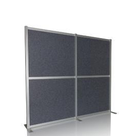 Акустична перегородка / мобільна панель FLEXMIUT MODUL 167x192 PET сіра hjh OFFICE