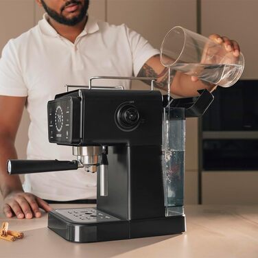Еспресо-машина Cecotec Power Espresso 20: еспресо, капучино, холодний кави, 20 Bar, професійна якість. Touch ColdBrew