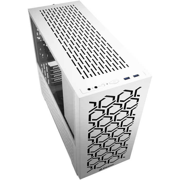 Корпус для ПК Sharkoon MS-Y1000 White Micro-ATX, білий, компактний