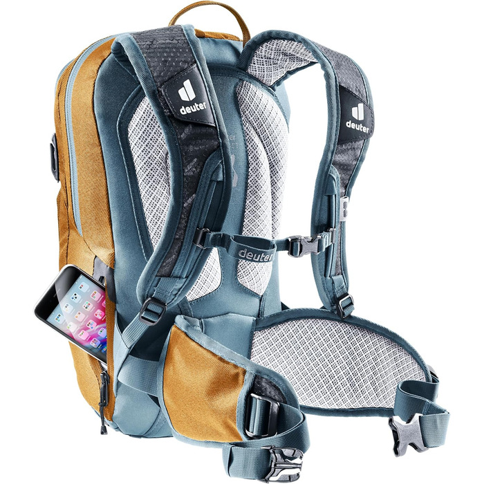 Дитячий рюкзак Deuter Attack 8 Jr з протектором, 8 л, кориця-блакитний, унісекс