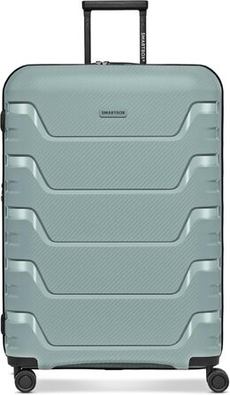 Валіза Smartbox Koffer M розширена 66 см, місткість 71–80 л, легкий дорожній тролей на 4 колесах з поліпропілену, TSA замок, м'ятний колір (Edition 01, L+)