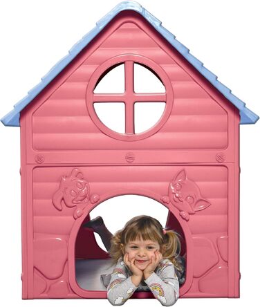 Дитячий будиночок для ігор Pink Spielhaus пластиковий, для саду та дому, від 2 років