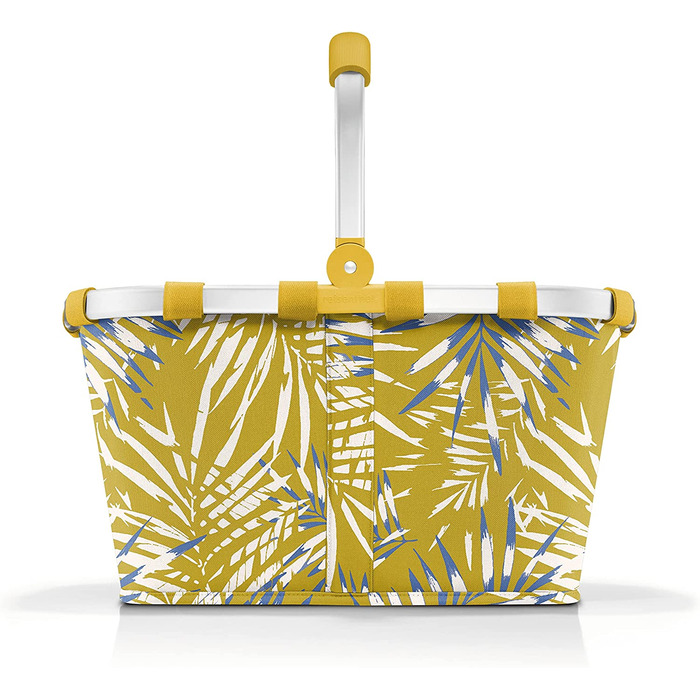 Reisenthel Carrybag Jungle Curry – міцний кошик для покупок з великим об’ємом, водостійкий, з внутрішньою кишенею, елегантний дизайн