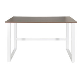 Письмовий стіл / Комп'ютерний стіл WORKSPACE LIGHT I 120 x 60 см, горіх / білий, hjh OFFICE