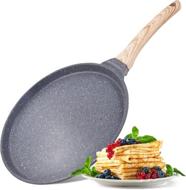 Млинцева пательня Joeji's Kitchen 26 см – антипригарна, індукційна, з м'якою бакелітовою ручкою, для млинців, омлетів, яєць, роти, тва