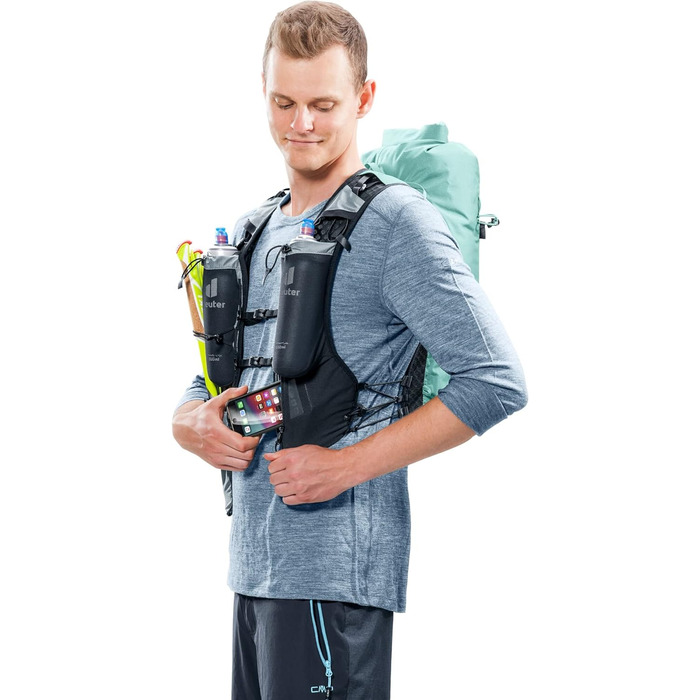 Рюкзак Deuter Vertrail 16 водонепроникний альпіністський 16 л блакитно-графітовий