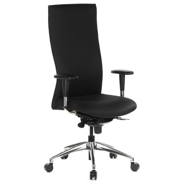 Офісне крісло / крісло керівника OFFICE-TEC тканина чорна hjh OFFICE