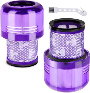 Набір із 2 змінних миючих фільтрів Aryavos для пилососа Dyson V11/V15/SV14 Cyclone Animal Absolute, сумісні з DY-970013-02, для ретельного очищення