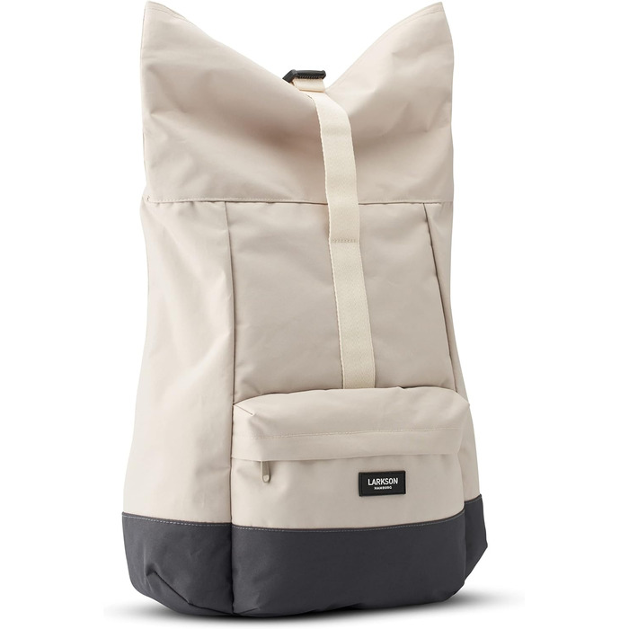 Рюкзак LARKSON Rolltop ALVA для жінок і чоловіків, водостійкий, для ноутбука, університету, бізнесу і подорожей, з переробленого PET, колір пісочний