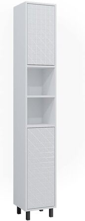 Пенал для ванної Vicco Agasta, білий глянець, 30x190,3 см