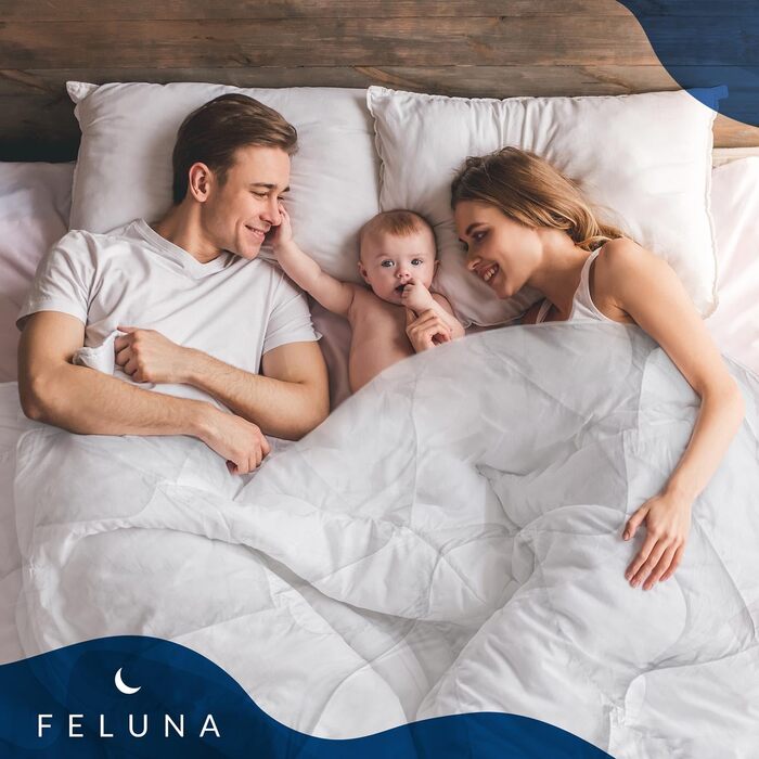 Ковдра зимова Feluna® з верблюжої шерсті, стегане покривало, 155x220 см, 4-сезонна
