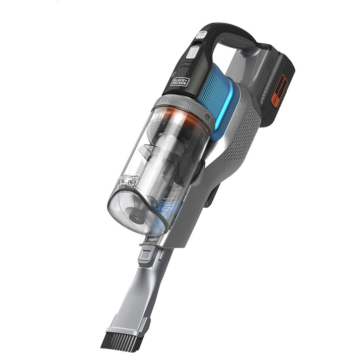 Акумуляторний пилосос 4-в-1 BLACK+DECKER 36В, безмішковий, з електрощіткою, для підлоги та ручний, комплект аксесуарів, модель 2020