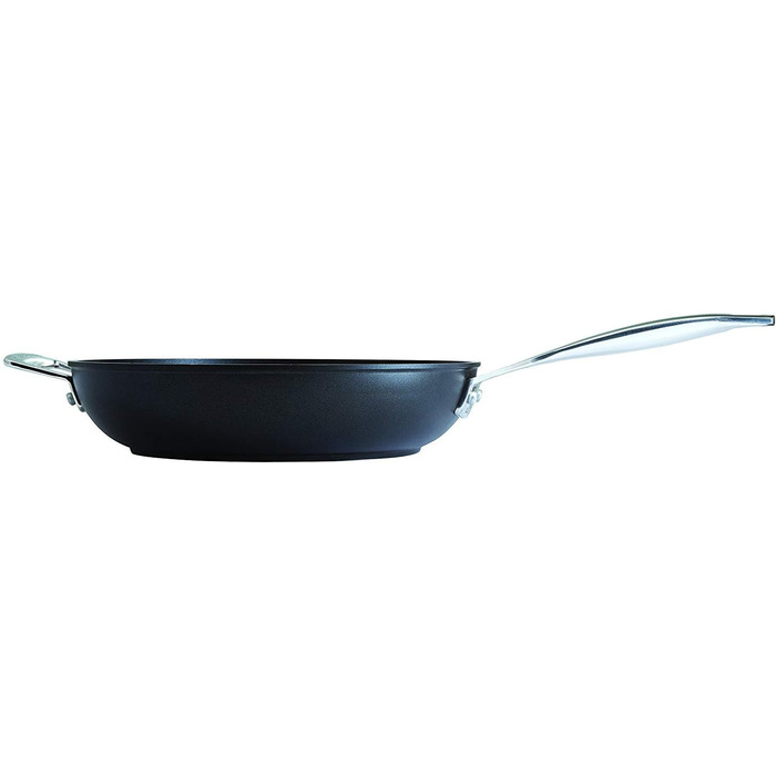 Сковорода LE CREUSET з антипригарним покриттям, діаметр 30 см, для всіх типів плит (включно з індукцією), антрацит/срібло