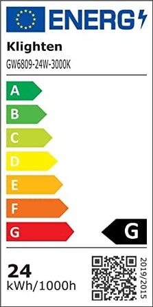 Klighten LED настінні світильники 24W, 2 шт, сучасні, для вітальні, спальні, коридору, теплий білий 3000K, темно-сірі