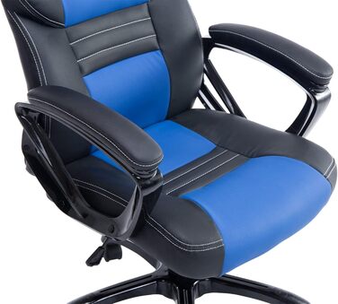 Ігрове крісло CLP Pedro XL, регульоване, екошкіра, до 150 кг, чорне/зелене