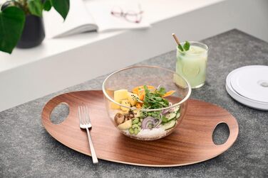 Набір вакуумних контейнерів ZWILLING Fresh & Save зі скла та нержавіючої сталі, 6 предметів (S-12см, M-18см, L-24см), сірий