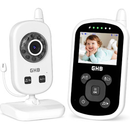 Відеоняня GHB Babyphone з камерою та монітором 2.4 дюйма