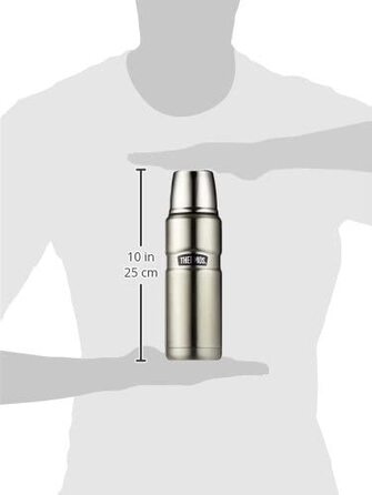 Термос Thermos Stainless King 470 мл, матова нержавіюча сталь, без ручки