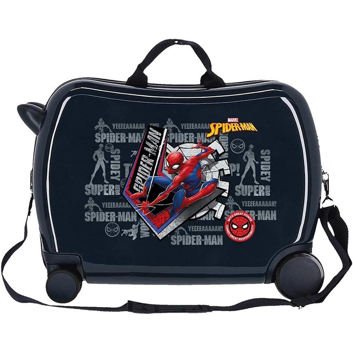 Дитячий чемодан Marvel Great Power, 50x38x20 см, синій, для подорожей