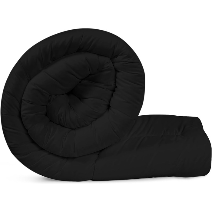 Ковдра Utopia Bedding, 240x260 см, білий колір, 370 GSM, дихаюча, стегане покриття, супер м'яка, для цілорічного використання