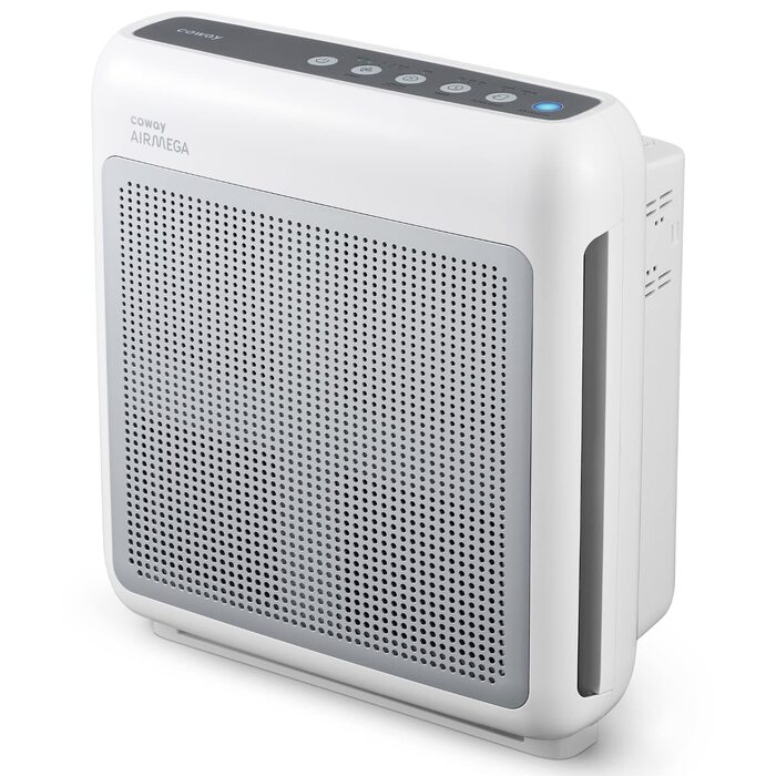 Очищувач повітря COWAY Mighty AP-1512HH з HEPA-фільтром для дому та алергіків, білий (CADR 421 м³/год, від пилу, шерсті та пилку)