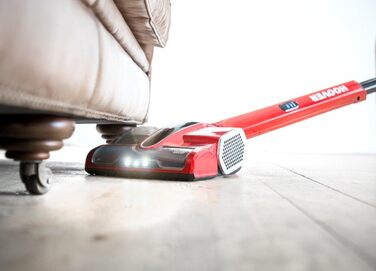 Пилосос Hoover CV216RB CL-EVERYDAY, бездротовий, 0,8 л, червоно-металевий/чорний