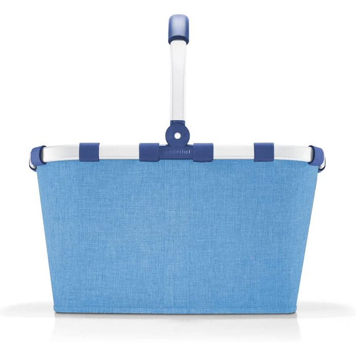 Кошик для покупок reisenthel carrybag twist azure, водостійкий, зручна внутрішня кишеня, великий об’єм, елегантний дизайн