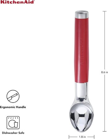 Порційний диспенсер для морозива KitchenAid One Size (Червоний, 2 шт.)