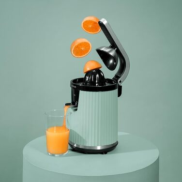 Соковижималка для цитрусових Cecotec Xqueeze RetroJuice 600 Red (600 Вт, нержавіюча сталь, зелений)
