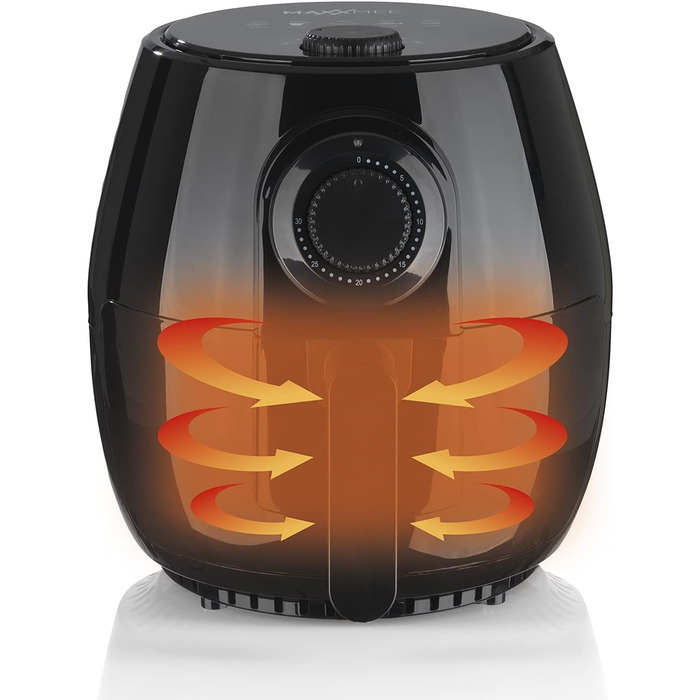 Аерофритюрниця MAXXMEE XL 4 л, 1400 Вт, чорна