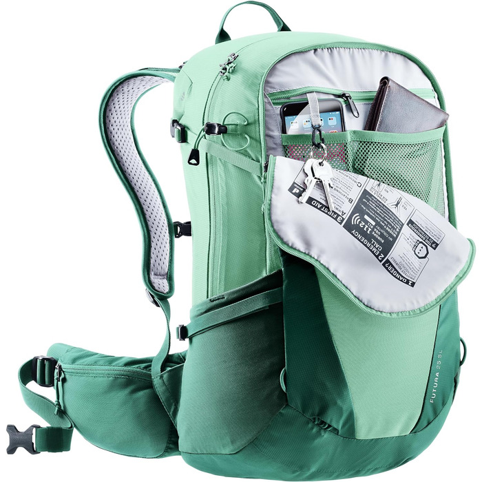Жіночий туристичний рюкзак Deuter Futura 25 SL, 25 л, зелений