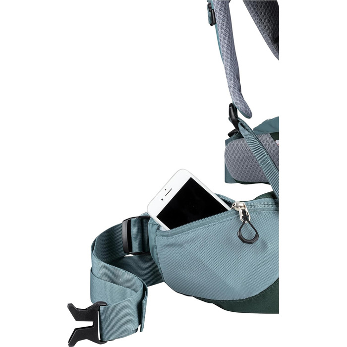 Жіночий трекінговий рюкзак Deuter Aircontact Core 45+10 SL, 45+10 л, shale-ivy, модель 2024