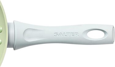 Сковорода Salter Earth 28 см, керамічна, антипригарна, без PFOA/PFAS/PTFE, для індукції, з бакелітовою ручкою, універсальна, легка у догляді