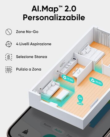 Робот-пилосос eufy L60 з базою самостійного очищення, потужність 5000Pa, захист від намотування волосся, 60 днів без випорожнення, лазерна навігація iPath (відновлений), гібридна модель