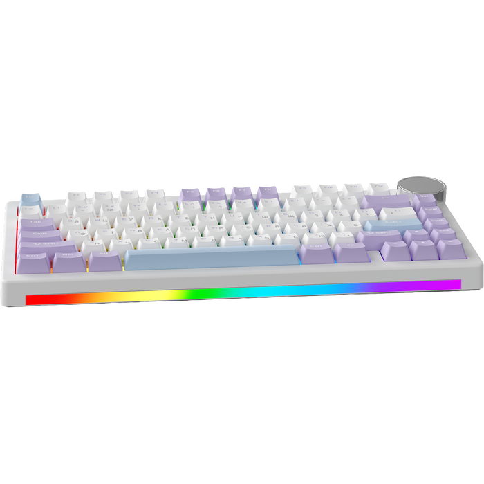 Бездротова механічна клавіатура Ajazz AK820 V2 Coconut Flake Switch (AK820-V2-CF-PWB)