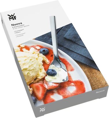 WMF Ложка для порціонування десертів Gourmet 21 см Cromargan нержавіюча сталь, для рису, пюре, різото, придатна для мийки в посудомийній машині
