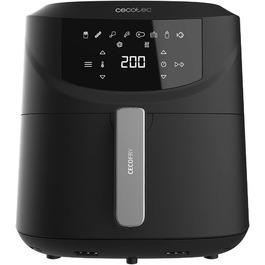 Аерофритюрниця Cecotec Cecofry Absolute 7600 7,6 л, 2000 Вт, цифрова, компактна, технологія PerfectCook, регулювання температури і часу, сенсорна панель, 8 режимів