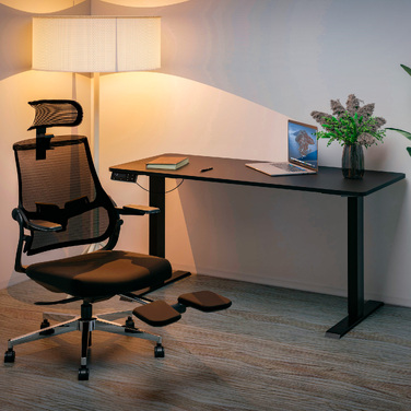 Стіл Mealux PowerDesk Duo XL Black (арт. EVO-252 Duo B/B)
