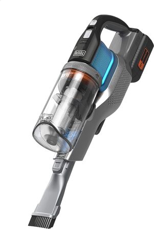 Акумуляторний пилосос 4-в-1 BLACK+DECKER 36В, безмішковий, з електрощіткою, для підлоги та ручний, комплект аксесуарів, модель 2020